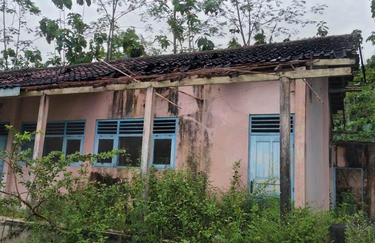 title Pascaregrouping, SD Trasih III Gunungkidul Mangkrak Penuh Semak Belukar Pascaregrouping, SD Trasih III Gunungkidul Mangkrak Penuh Semak Belukar