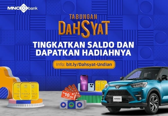 Catat Waktunya! 22 Desember 2022, MNC Bank Kembali Gelar Undian Tabungan Dahsyat