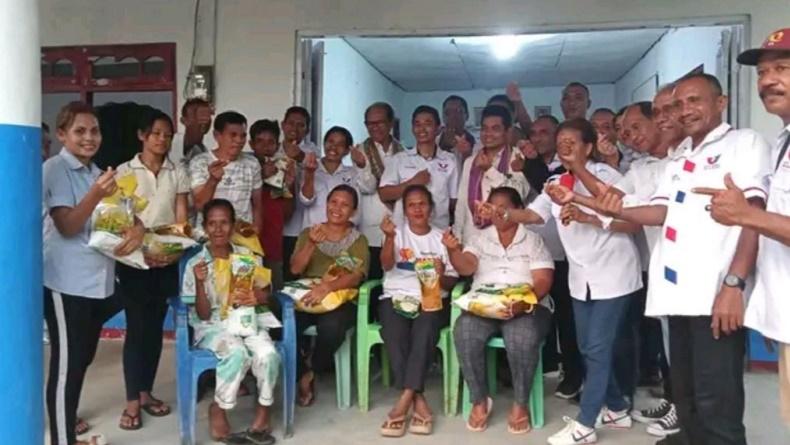 Partai Perindo Kupang Berbagi Kasih Natal usai Rakerda dan Pemantapan Bacaleg