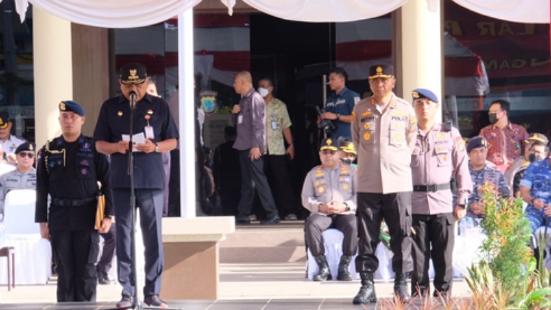 Gelar Pasukan Operasi Lilin Samrat 2022, Polda Sulut Siap Amankan Nataru