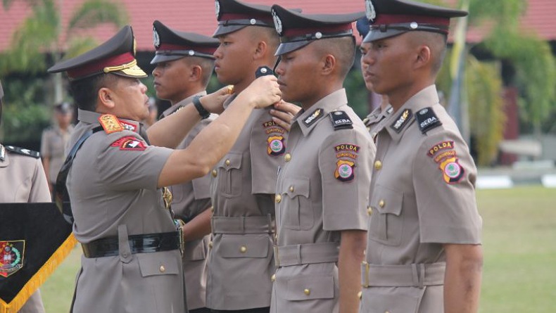 SPN Polda Gorontalo Luluskan 208 Bintara Remaja, Kapolda : Terus Belajar dan Berlatih