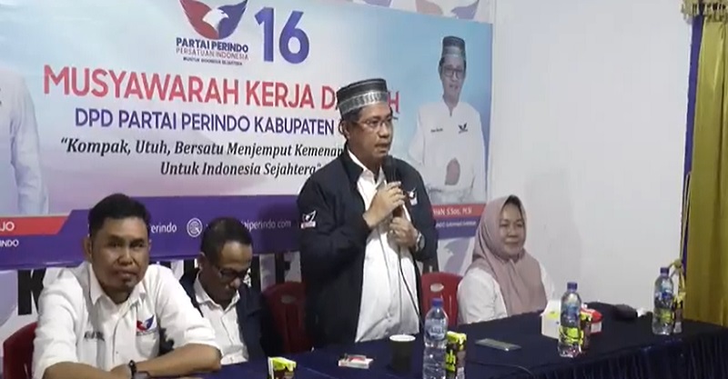 DPD Partai Perindo Gowa Gelar Muskerda dan Beri Pendidikan Politik