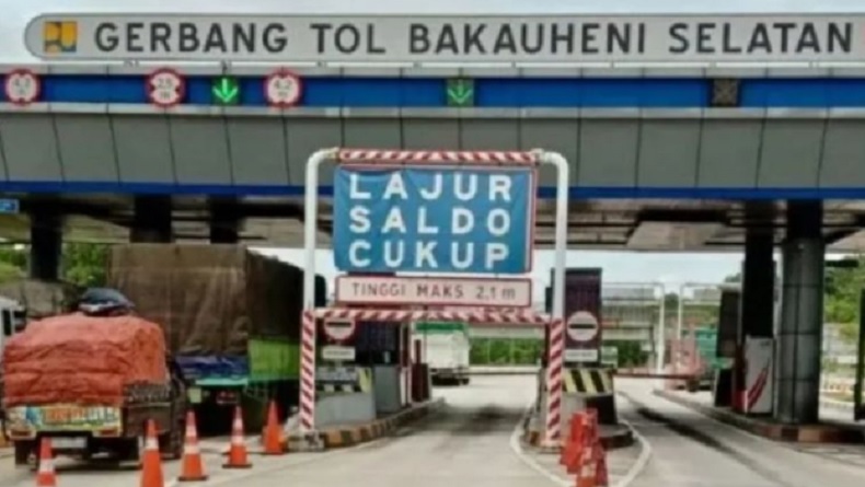 Volume Lalu Lintas Keluar Gerbang Tol Bakauheni Selatan Naik 39.234 Kendaraan