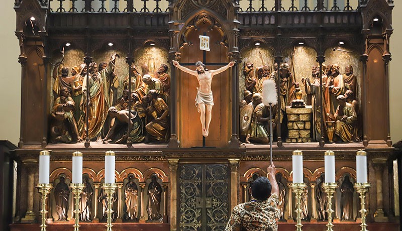 Suasana Gereja Katedral Jelang Perayaan Natal 2022 - Bagian 1