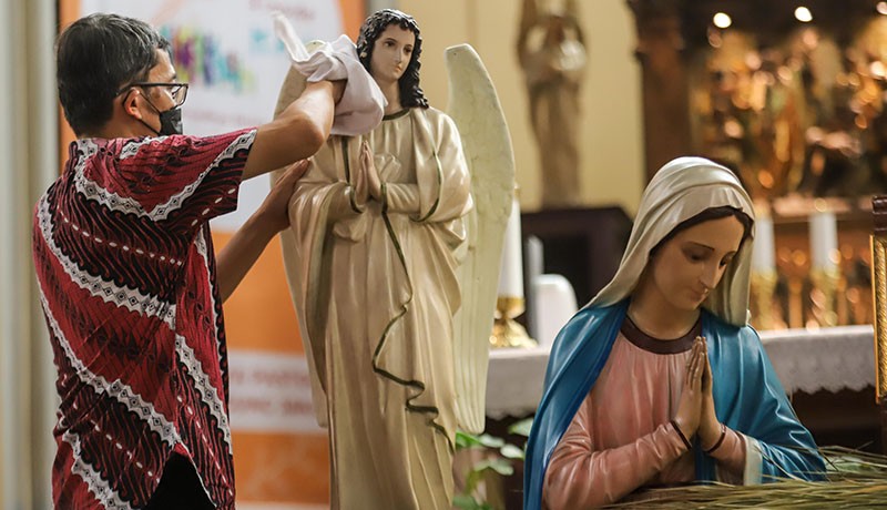 Suasana Gereja Katedral Jelang Perayaan Natal 2022 - Bagian 4