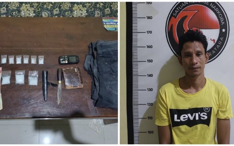 Pengedar Narkoba di Muratara Diringkus Polisi dengan Barang Bukti Sabu dan Sajam