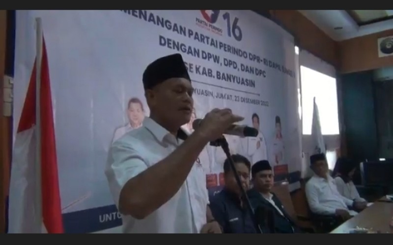 Struktur Rapi dan Semangat Tinggi, Partai Perindo Banyuasin Optimistis Capai Target Pemilu 2024