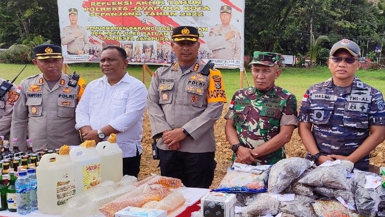 Tingkat Kejahatan di Kota Jayapura Naik Selama 2022, Total Ada 3.636 Kasus