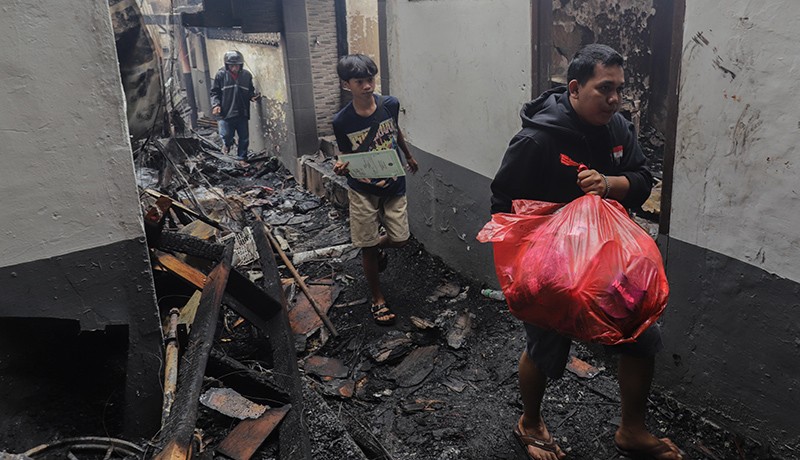 Kondisi Ratusan Rumah Warga Mampang Prapatan Pascakebakaran - Bagian 2