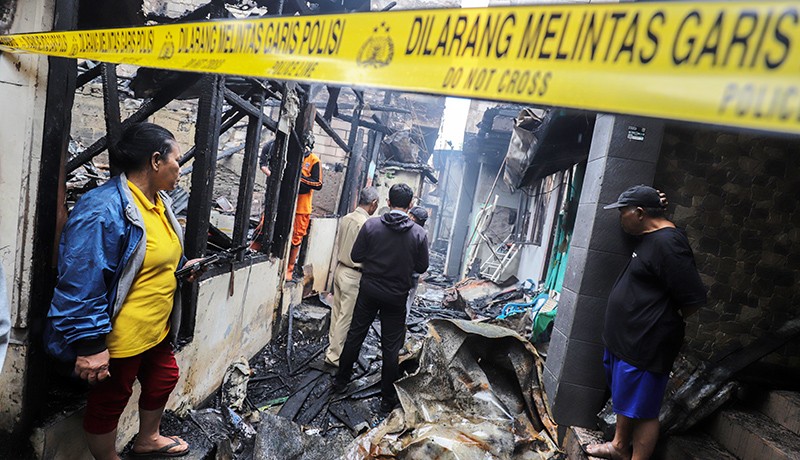 Kondisi Ratusan Rumah Warga Mampang Prapatan Pascakebakaran - Bagian 3