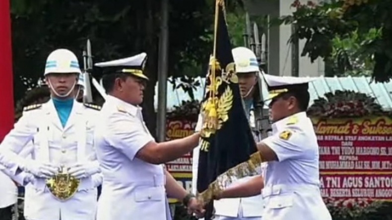 Danlantamal VIII Hadiri Sertijab KSAL Laksamana TNI Muhammad Ali