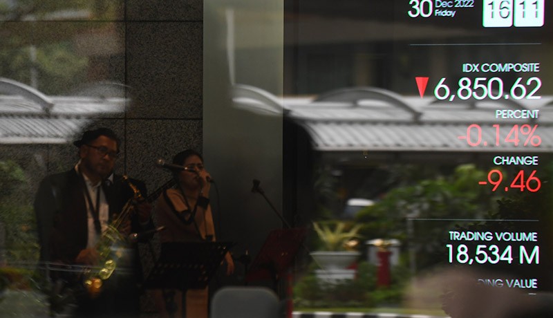 Penutupan Perdagangan Saham Tahun 2022, IHSG Melemah ke Level 6.850 - Bagian 2