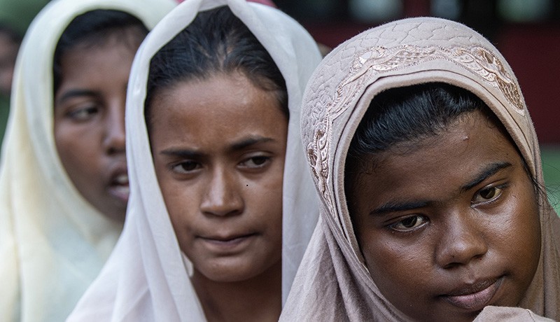 Begini Kondisi Etnis Rohingya yang Mengungsi di SMP Negeri 2 Curei Aceh - Bagian 1