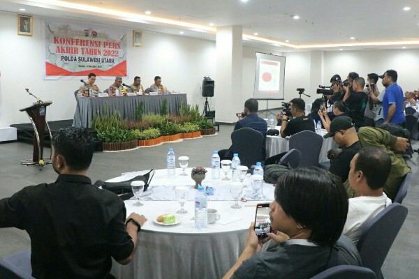 Kaleidoskop 2022 : Polda Sulut Ungkap 297 Kasus Narkoba