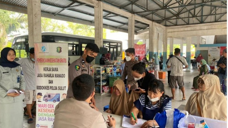 Penumpang Dan Sopir Di Terminal Malalayang Manado Dapat Pemeriksaan