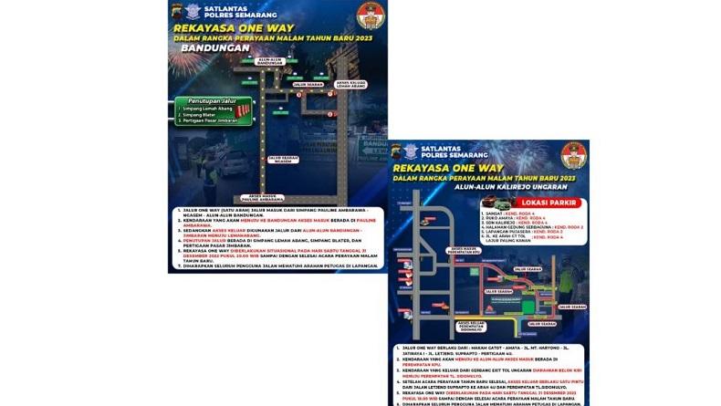 Antisipasi Kemacetan, Polres Semarang Siapkan Rekayasa Lalu Lintas saat Malam Tahun Baru