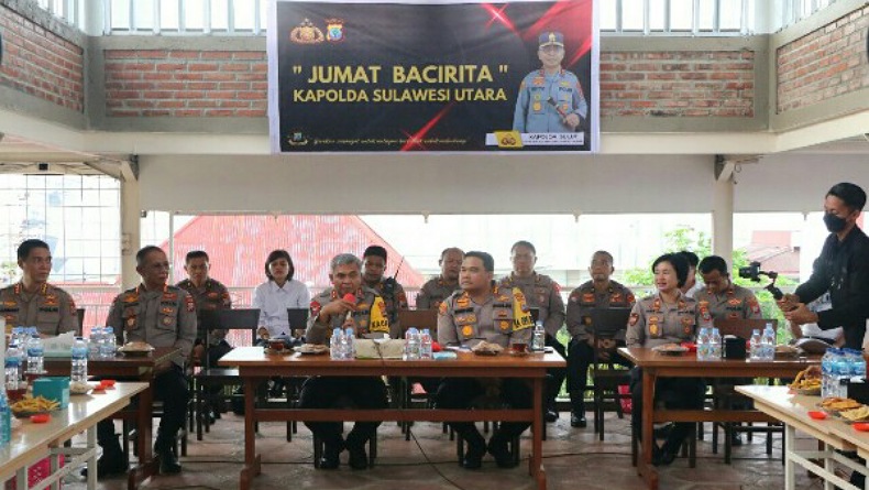 Kapolda Sulut Soroti Aksi Debt Collector yang Meresahkan saat Jumat Curhat