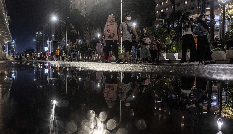 Suasana Car Free Night di Bundaran HI - Bagian 3