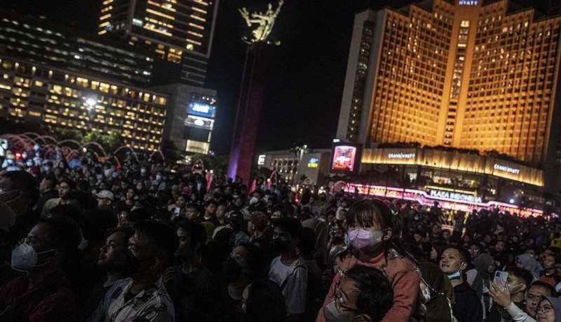 Suasana Car Free Night di Bundaran HI - Bagian 1