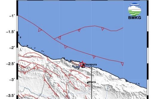 Gempa Terkini M5,2 di Jayapura, BMKG: Hati-Hati Gempa Susulan