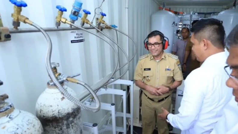 RSUD Meuraxa Banda Aceh Kini Punya Generator Oksigen, Bisa Produksi 20 Tabung Setiap Hari