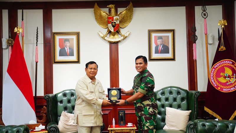 Pertemuan Menhan Prabowo-KSAL Bahas Penguatan Matra Laut - Bagian 1