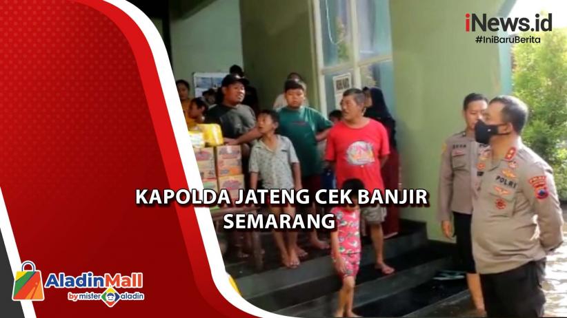 Polda Jateng Bantu Korban Banjir di Kota Semarang, Dirikan Posko Kesehatan dan Dapur Lapangan