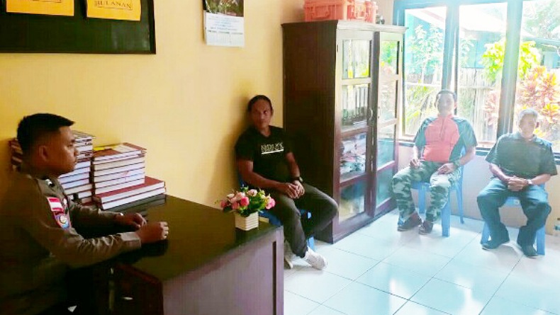 2 Warga Sangihe Sepakat Damai di Depan Polisi usai Ribut Sambil Bawa Sajam