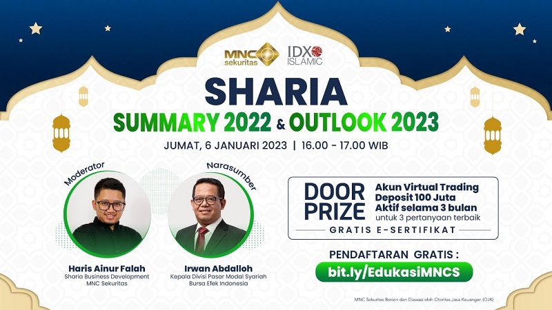 Daftar Webinar Gratis MNC Sekuritas Sharia Summary 2022 & Outlook 2023