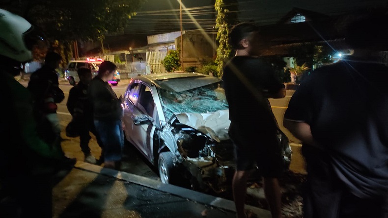 Brak, Motor dan Brio Tabrakan di Karangtengah Cianjur, 4 Korban Terkapar