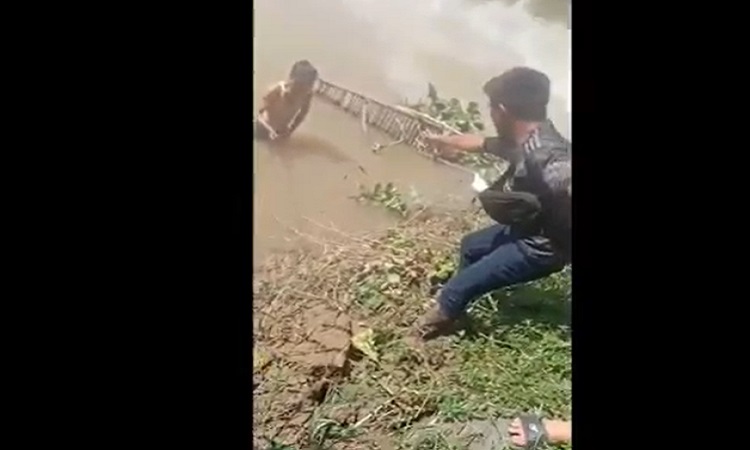 Hendak Ditangkap, Pengedar Sabu Ini Ceburkan Diri ke Sungai