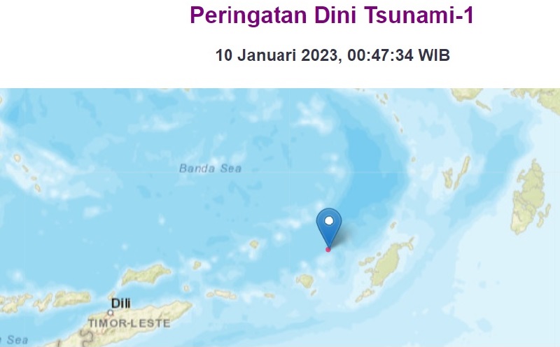 Gempa Terkini Maluku M7 9 Dirasakan Hingga Merauke Papua