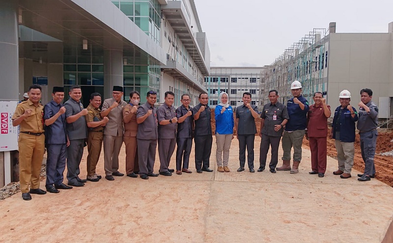 Progres Pembangunan RSUPB Amuntai Capai 94,6 Persen