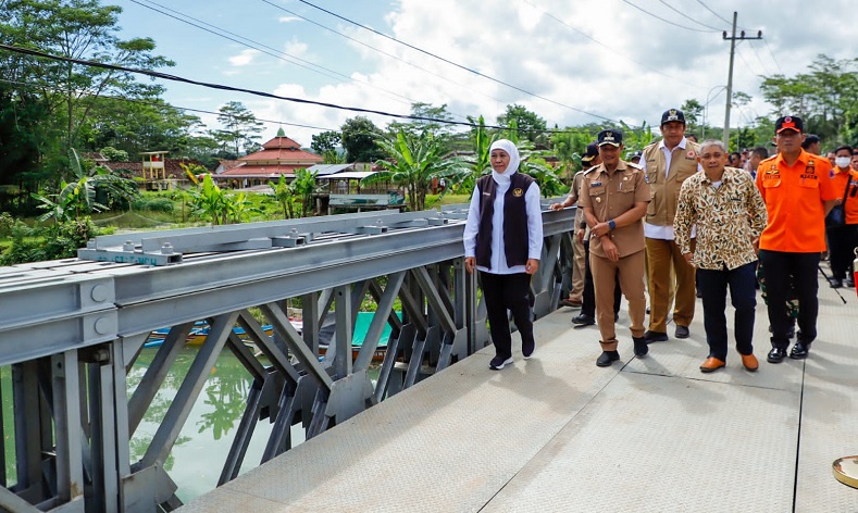 2 Jembatan Bailey Gantikan Akses di Pacitan yang Putus akibat Banjir 