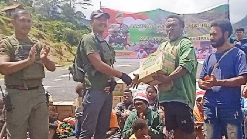 Kiwirok Jadi Perhatian Pangdam Cenderawasih, Kirim Bantuan ke Masyarakat