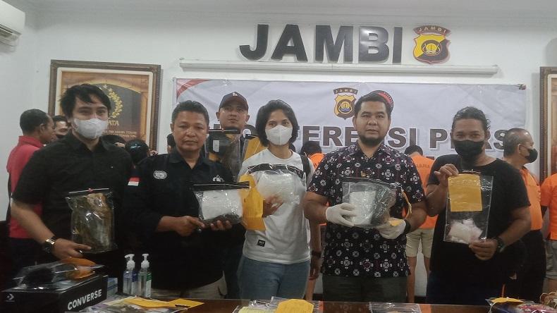 Kurir Tertangkap, Sabu Senilai Rp4 Miliar Asal Riau Gagal Beredar di Jambi