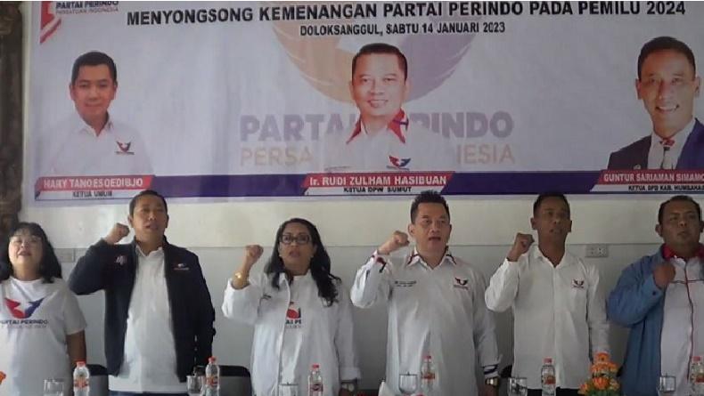 DPW Partai Perindo Sumut Roadshow ke Humbahas, Beri Masukan Menangkan Pemilu