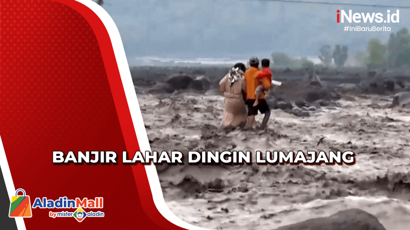 Diterjang Lahar Dingin Semeru, Tali Sling Jembatan Regoyo Lumajang Putus