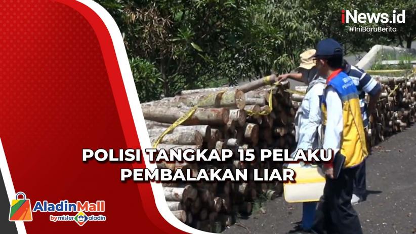 Polisi Tangkap 15 Pelaku Pembalakan Liar di Semarang