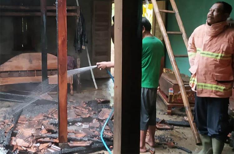 Sanggar Seni Garangan Squad di Wonosari, Gunungkidul Terbakar