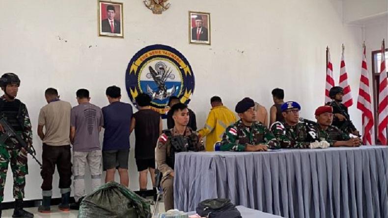 TNI AL Timika Tangkap 9 Pencuri Konsentrat Freeport, 4 di Antaranya Satpam Perusahaan