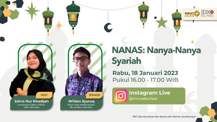 Belajar Investasi Syariah di IG Live MNC Sekuritas: NANAS: Nanya-Nanya Syariah
