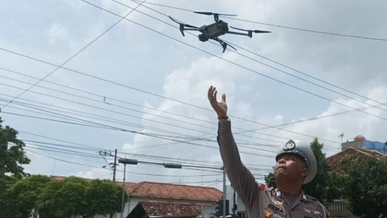 Tilang Elektronik Pakai Drone Diuji Coba di Kudus, Begini Hasilnya