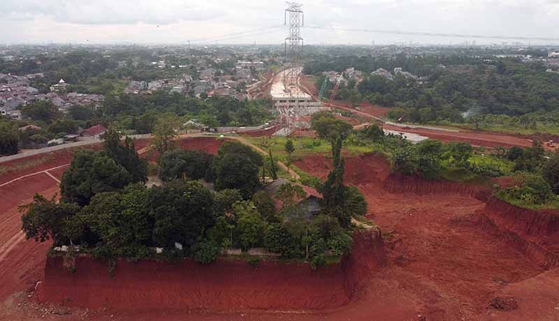 Penampakan Rumah Berdiri di Tengah Proyek Tol Serpong-Cinere - Bagian 3