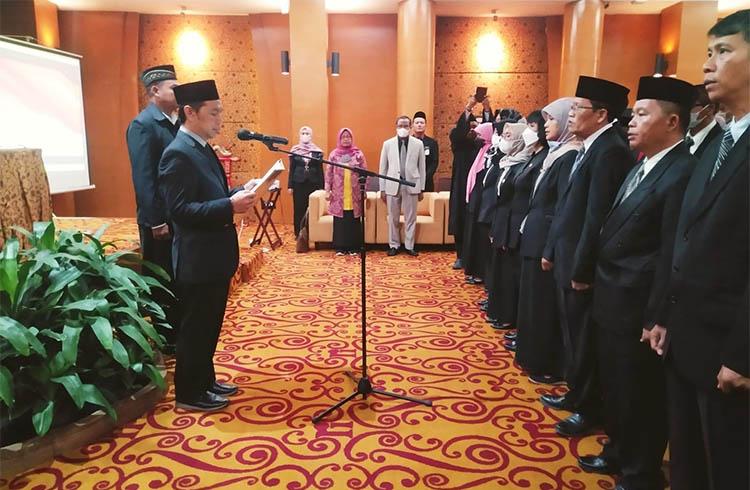 Dukung Pemilu 2024, 51 ASN Bantul Dilantik Jadi Sekretariat PPK 