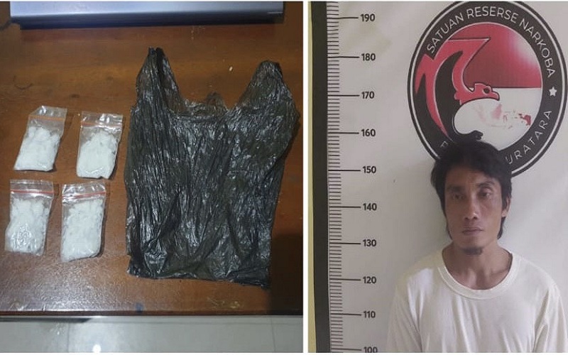 Pengedar Sabu di Karang Jaya Muratara Ditangkap Polisi yang Menyamar