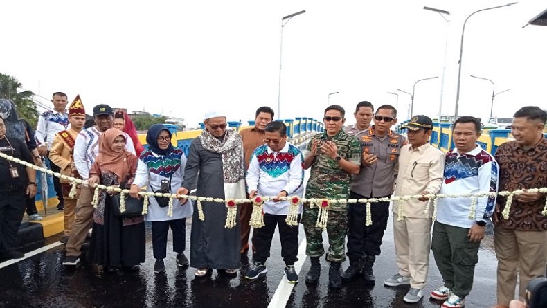Jembatan Sulawesi 2 Penghubung Kecamatan di Banjarmasin Diresmikan, Ini Pesan Wali Kota