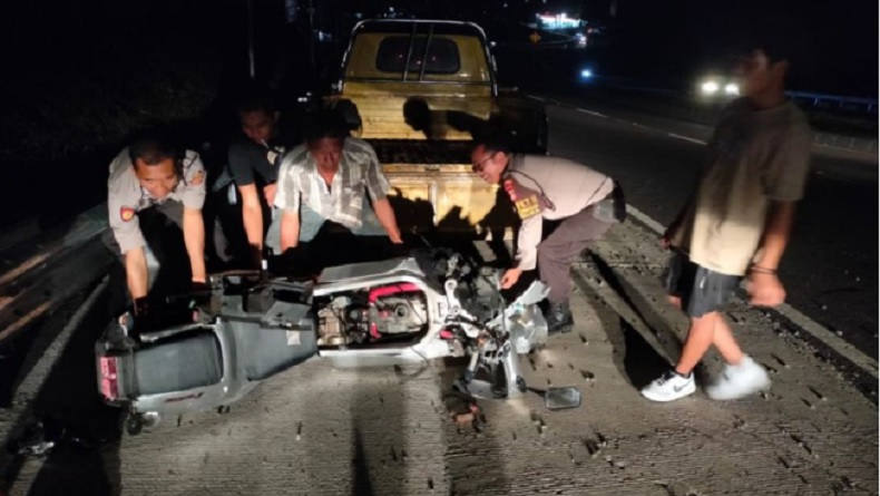 Tabrak Pembatas Jalan hingga Terpental, Pengendara Moge asal Australia Tewas di Mandalika