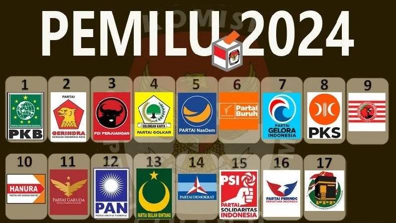 Inilah Jumlah Partai Peserta Pemilu 2024