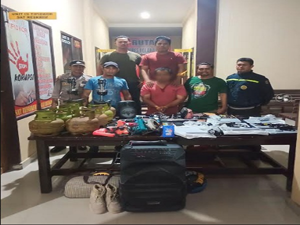 Spesialis Pencuri Barang Elektronik Lintas Kabupaten Ditangkap di Kolaka Utara